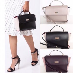 Kate Spade Arbour Hill Charline Black Red Bag